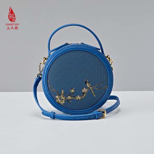 SAINTJOY/上久楷 宋锦女式拎包   双鹊报喜  BWS23A0601 商品图13