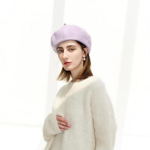 帽仕汇  绵羊毛甜美贝雷帽 商品图6