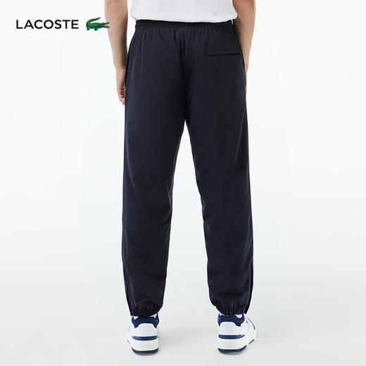 【海南专供价】Lacoste法国鳄鱼男士新款刺绣logo休闲运动裤束脚裤XH1618-98 商品图1