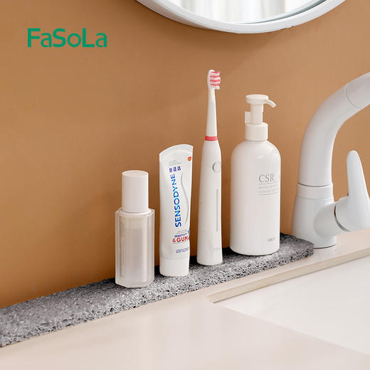 FaSoLa 厨房水池防溅水长条海绵洗碗海绵挡水板 商品图11