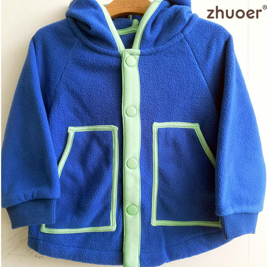 【秋冬休闲外套】卓儿男女童针织休闲外套卫衣摇粒绒外套适合1.5岁-6岁 商品图4
