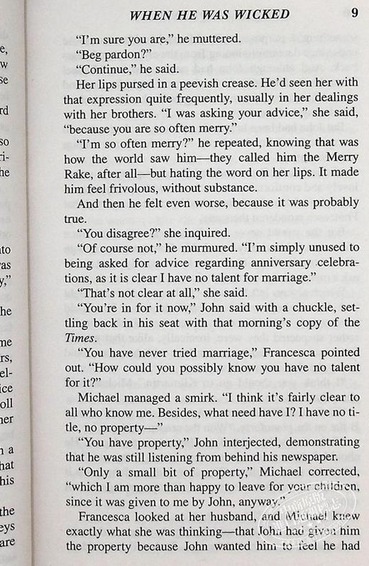 【中商原版】布里奇顿家族 名门韵事6影视版 When He Was Wicked Bridgerton 英文原版 柏捷顿家族 Julia Quinn 商品图6