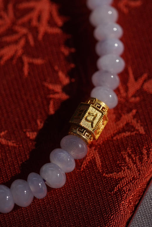 紫气东来｜翡翠算盘珠手链 商品图5