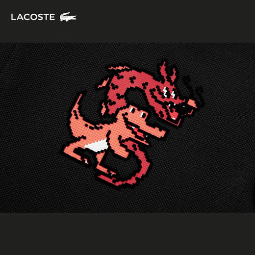 Lacoste法国鳄鱼龙年新年系列新款时尚印花POLO短袖PH4776-98 商品图8