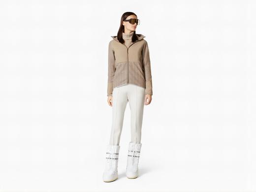 Sease - Alon Full Zip Fleece - Oyster - 女装 - 滑雪中层 - 褐色 商品图5