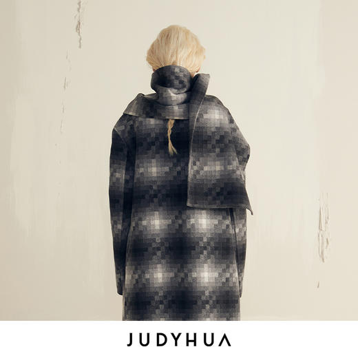 JUDYHUA 色块晕染围巾 商品图2