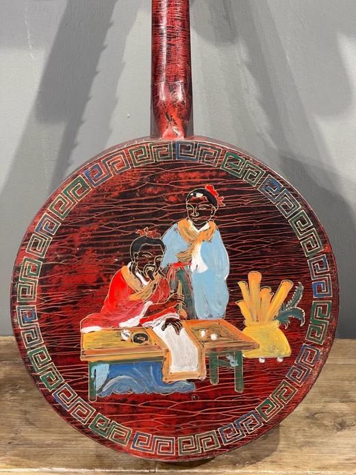 彩绘高仕图古式“阮咸”四弦琴，顺丰包邮 商品图6