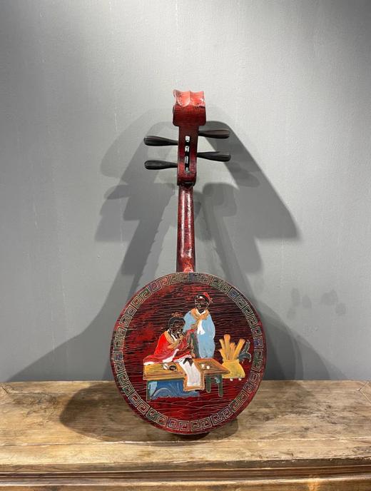 彩绘高仕图古式“阮咸”四弦琴，顺丰包邮 商品图1