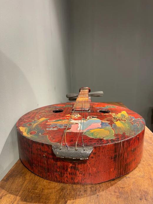 彩绘高仕图古式“阮咸”四弦琴，顺丰包邮 商品图13