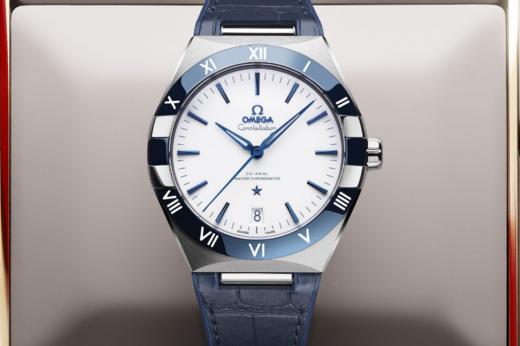 VS厂欧米茄41星座蓝圈白盘复刻手表一比一手表n厂c厂zf厂vs厂clean厂noob厂广州手表测评 商品图3