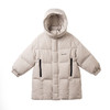 「三色可选！长款羽绒服」呦奇2023冬季新款韩版男女童御寒童装外套时尚保暖长款儿童羽绒服 商品缩略图4
