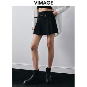 VIMAGE纬漫纪秋季新款黑色下装V2006614