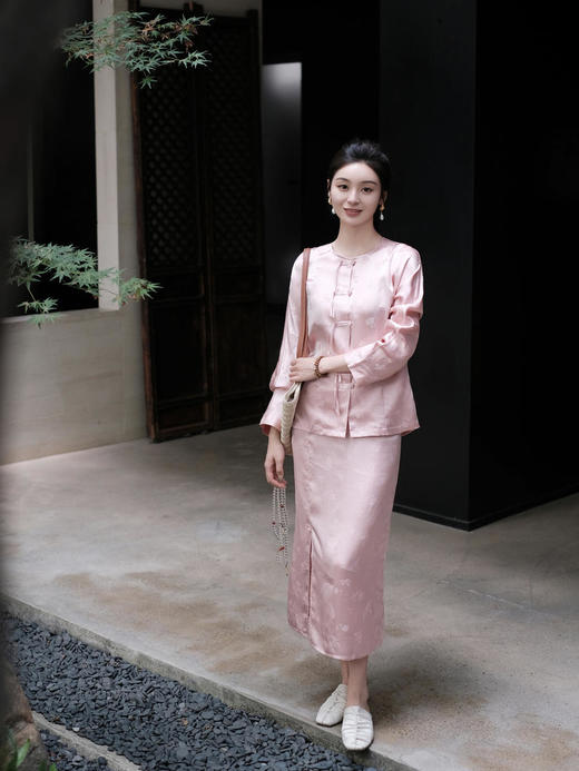 盛唐牡丹 |真丝提花蝶恋花半裙  [特价品] 商品图8