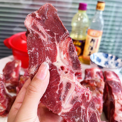 严选 | 辉能牧场阿根廷原切精选牛蝎子 3KG/袋 肉质细腻 贴骨带肉 块大肉多 商品图3