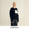 JUDYHUA 极简毛毡宽松针织衫 商品缩略图1