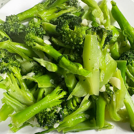 农家西兰苔主苔  新鲜采摘   口感脆嫩  清香微甜  西兰薹主薹  350g 商品图4