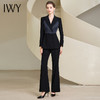 IWY/高端设计感职业西装套装女秋冬款阔腿裤商务西服正装233019C1+P3 商品缩略图1