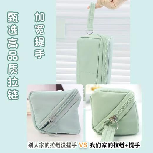 多层大容量高颜值笔袋简约ins风日系分离文具袋大开口学生铅笔盒 商品图10