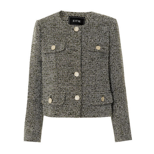 EITIE爱特爱冬季新款气质修身显瘦时尚小香风外套7203909 商品图5