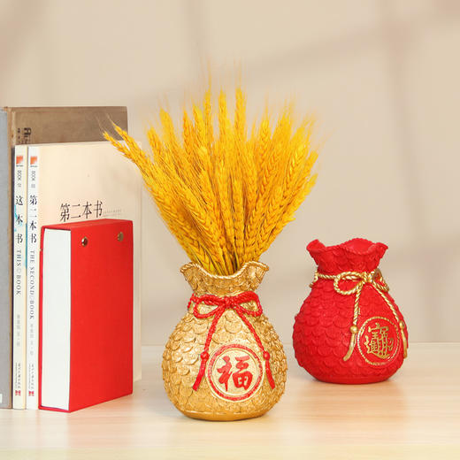 [春艺]金色麦穗干花客厅摆件仿真花麦穗大麦假花卉花篮装饰大麦开业大卖- A仓 商品图1