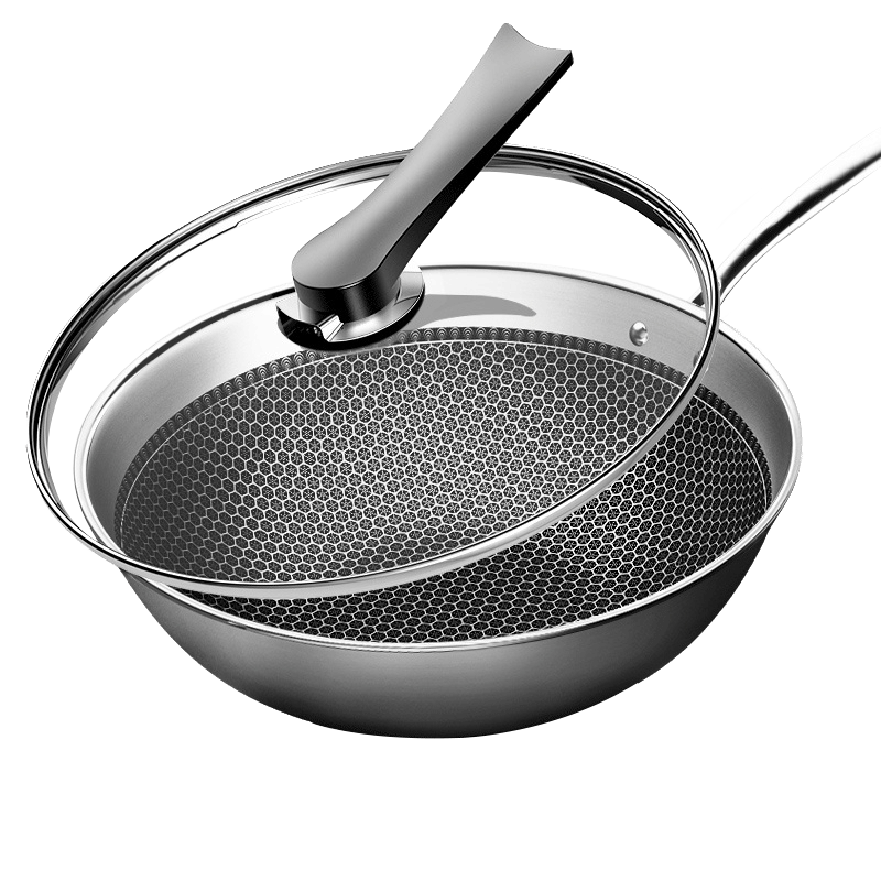 康巴赫特质钻石不粘32cm炒锅CFC32A1【分仓直发，72小时发货，周末节假日不发货】