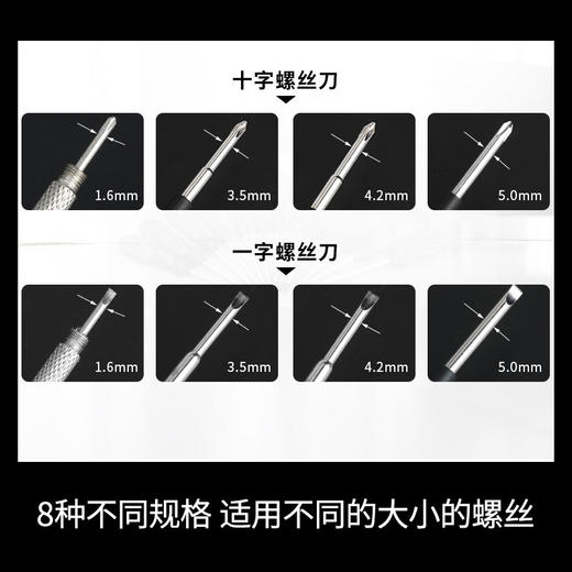 汽车用品 八合一螺丝刀带LED手电筒车用多用螺丝刀多功能户外工具-ERP-仓 商品图3