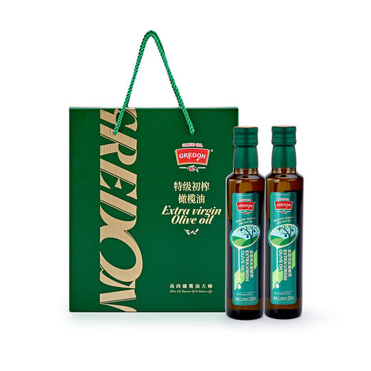 橄动特级初榨橄榄油250ml*2瓶礼盒装 进口食用油植物油 商品图2