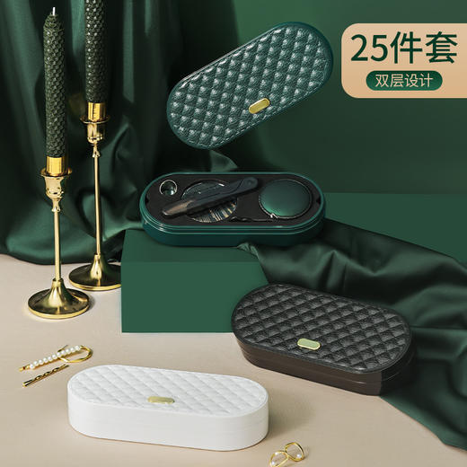 春艺轻奢针线盒套装多功能实用手缝针线包宿舍便携式缝纫收纳盒 商品图0