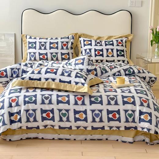 寐醒100S长绒棉印花四件套 商品图3