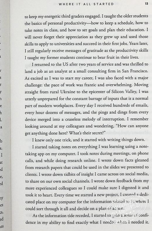 【中商原版】打造第二大脑 构建第二个大脑 一种组织数字生活和释放创造潜力的有效方法 Building a Second Brain 英文原版 Tiago Forte 商品图6