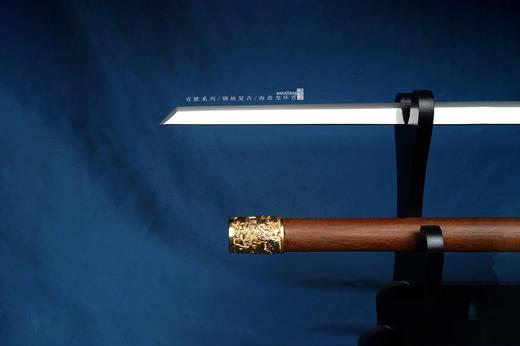 三希堂  青骓系列  海浪冰裂环首（中号全长85）未开刃 商品图7