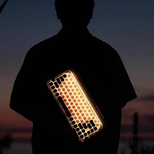 （普象首发特价 赠129元杯托）Lofree洛斐粉底液无线机械蓝牙键盘  84键 商品图5