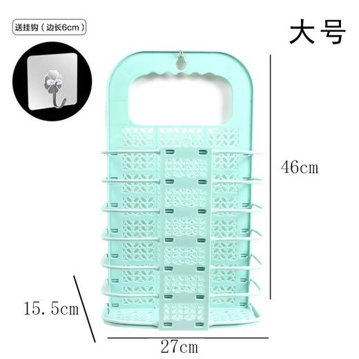 春艺-新款卡通简约脏衣蓝特大号零食杂物服装内衣裤可手提折叠收纳蓝子 商品图6