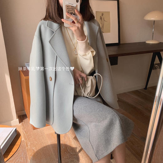 金蘑菇菇【摩登时代 soho大衣】芋泥波波XS数量1 商品图0