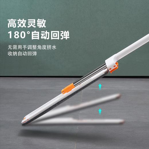星罗家用免手洗大号平板拖把家居干湿两用地板拖客厅厨房吸水懒人拖把 商品图3