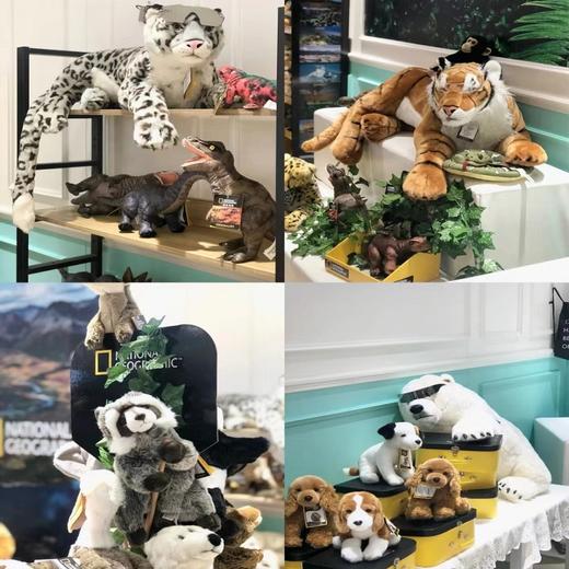 国家地理毛绒玩具仿真动物小熊猫狮子老虎公仔玩偶娃娃 商品图1