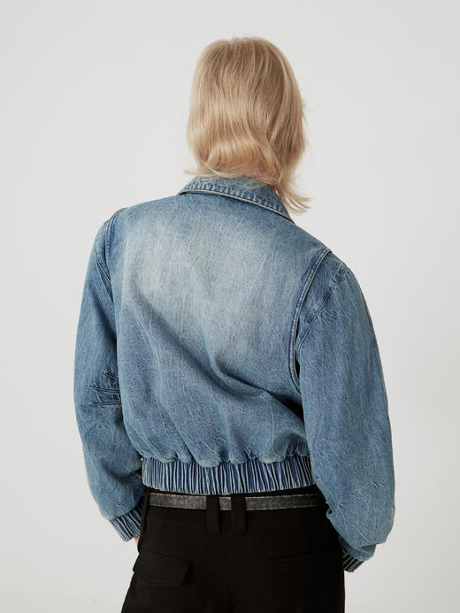 出逃赤岗西/23AWW65/美式复古牛仔外套 商品图1