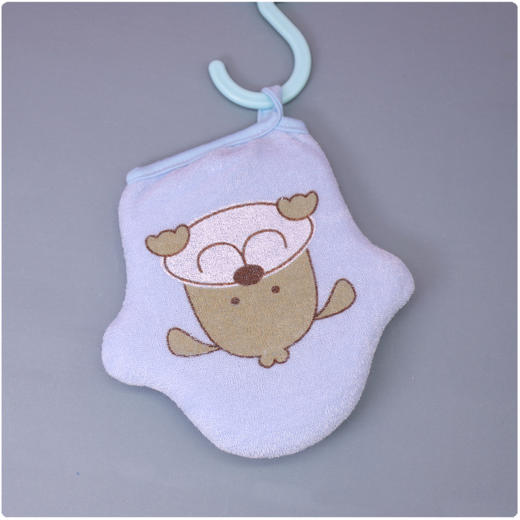 【大星星沐浴手套！可爱的不得了】婴幼儿卡通手套沐浴擦，儿童四季洗澡棉浴球柔软海绵洗护澡巾，温柔包裹 洗澡好心情，细腻而柔软 肌肤更嫩滑 商品图2