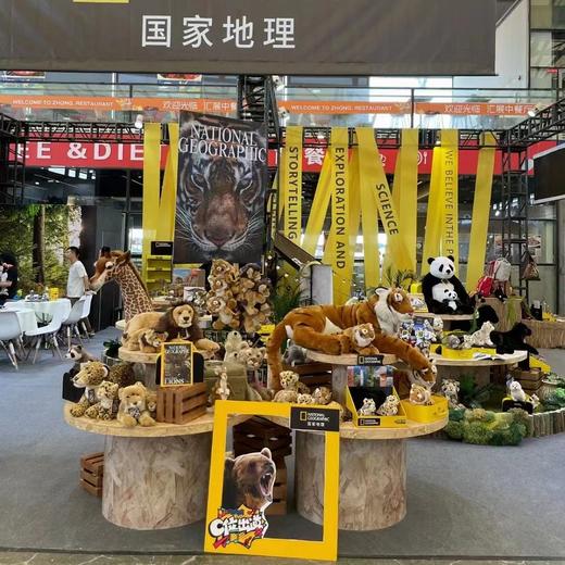 国家地理毛绒玩具仿真动物小熊猫狮子老虎公仔玩偶娃娃 商品图2