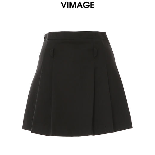 VIMAGE纬漫纪秋季新款黑色下装V2006614 商品图5