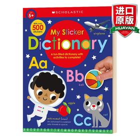 英文原版 学乐早教系列贴纸词典 My Sticker Dictionary Sticker Book 全英文版
