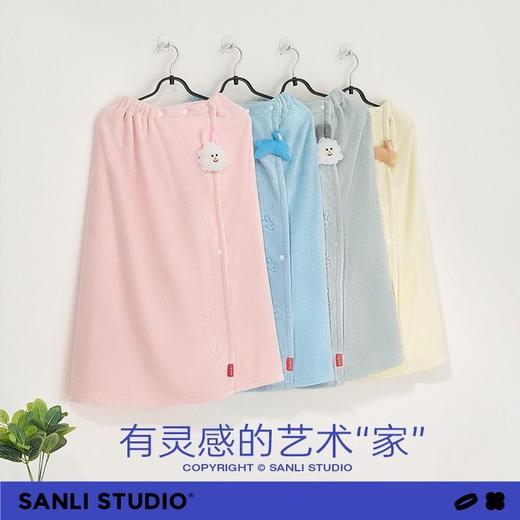 三利 · 颜究所浴裙浴巾女家用可穿可裹浴裙 商品图3