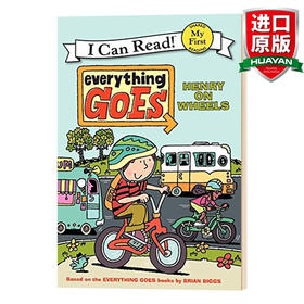 Collins柯林斯 英文原版 交通工具系列 一切顺利 亨利出发啦 Everything Goes Henry on Wheels My First I Can Read 全英文版