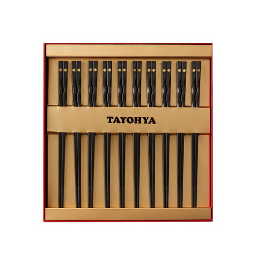 TA030103232ZZ 花好月圆合金筷10双礼盒 商品图1