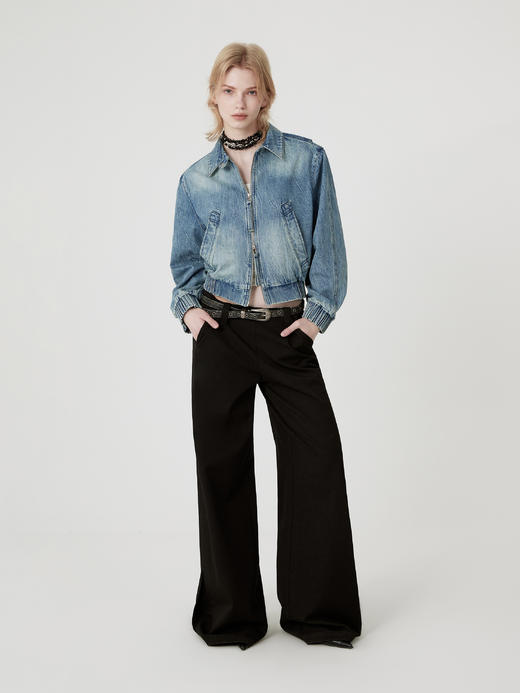 出逃赤岗西/23AWW65/美式复古牛仔外套 商品图2