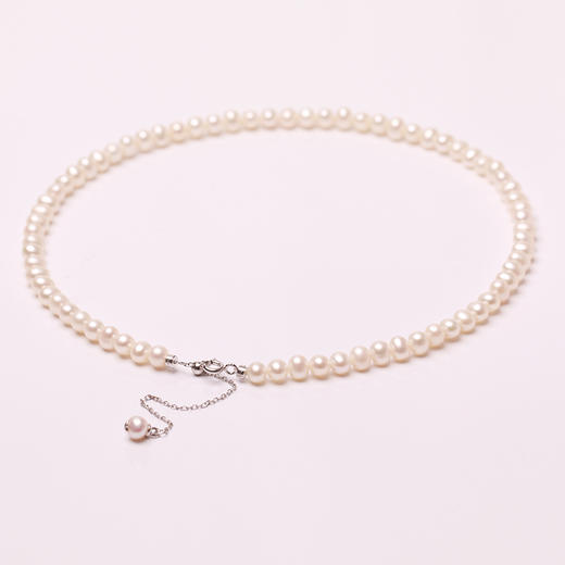 银925淡水珍珠项链4-5mm 107395 商品图2