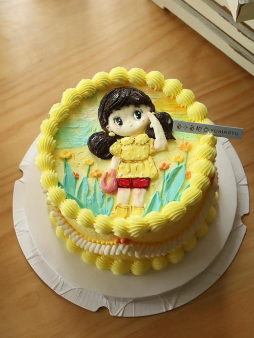 手绘黄色系可爱小女孩 商品图1
