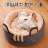 【宠物用品】四季通用猫咪蛋挞圆形猫窝狗窝保暖猫窝可拆洗小型犬宠物窝 商品缩略图3