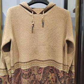 南3恒源祥女士休闲带帽衫