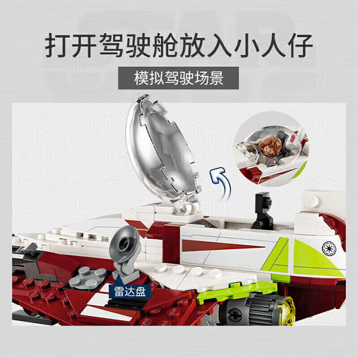 乐高(LEGO)积木星球大战  欧比旺·克诺比的绝地星际战斗机 njzx 商品图1